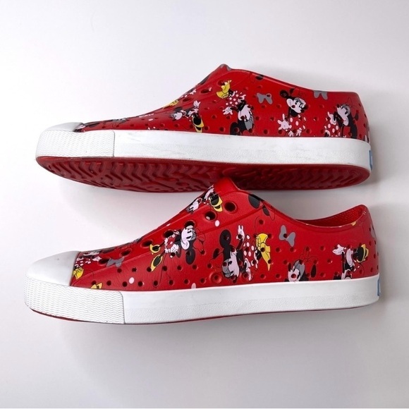 Disney Red Minnie Mouse Native Shoes Jeffersons Size 9 - Picture 7 of 12